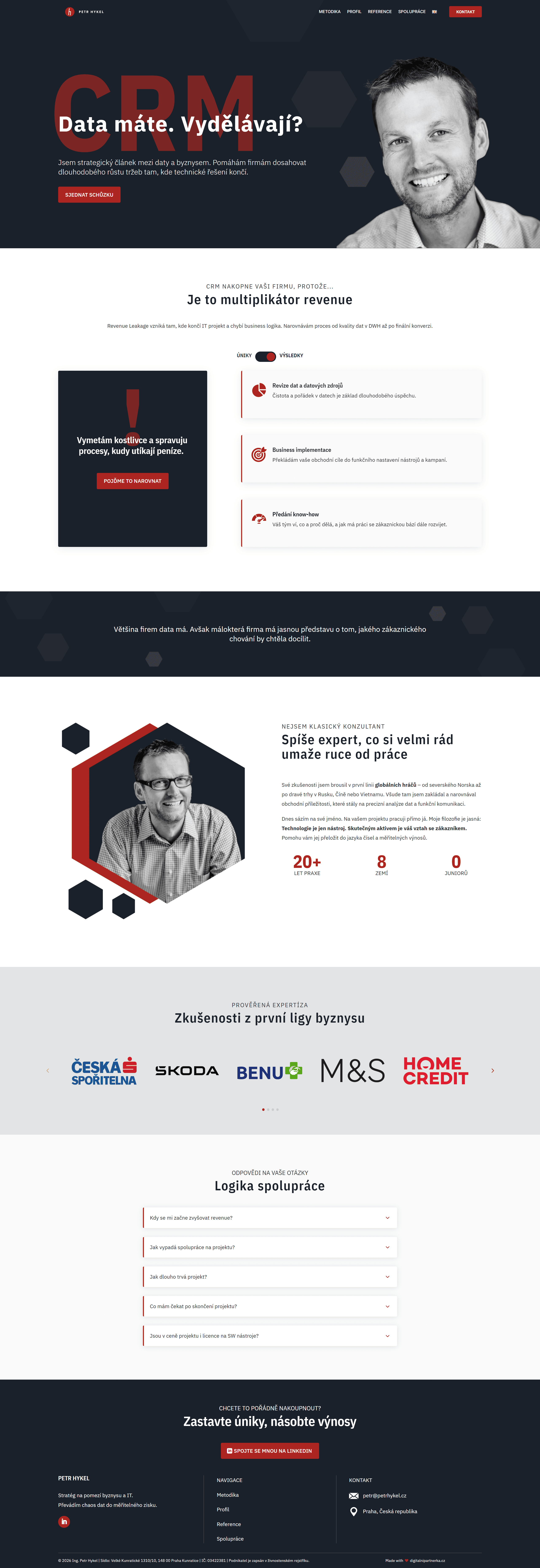 Nový web Petr Hykel